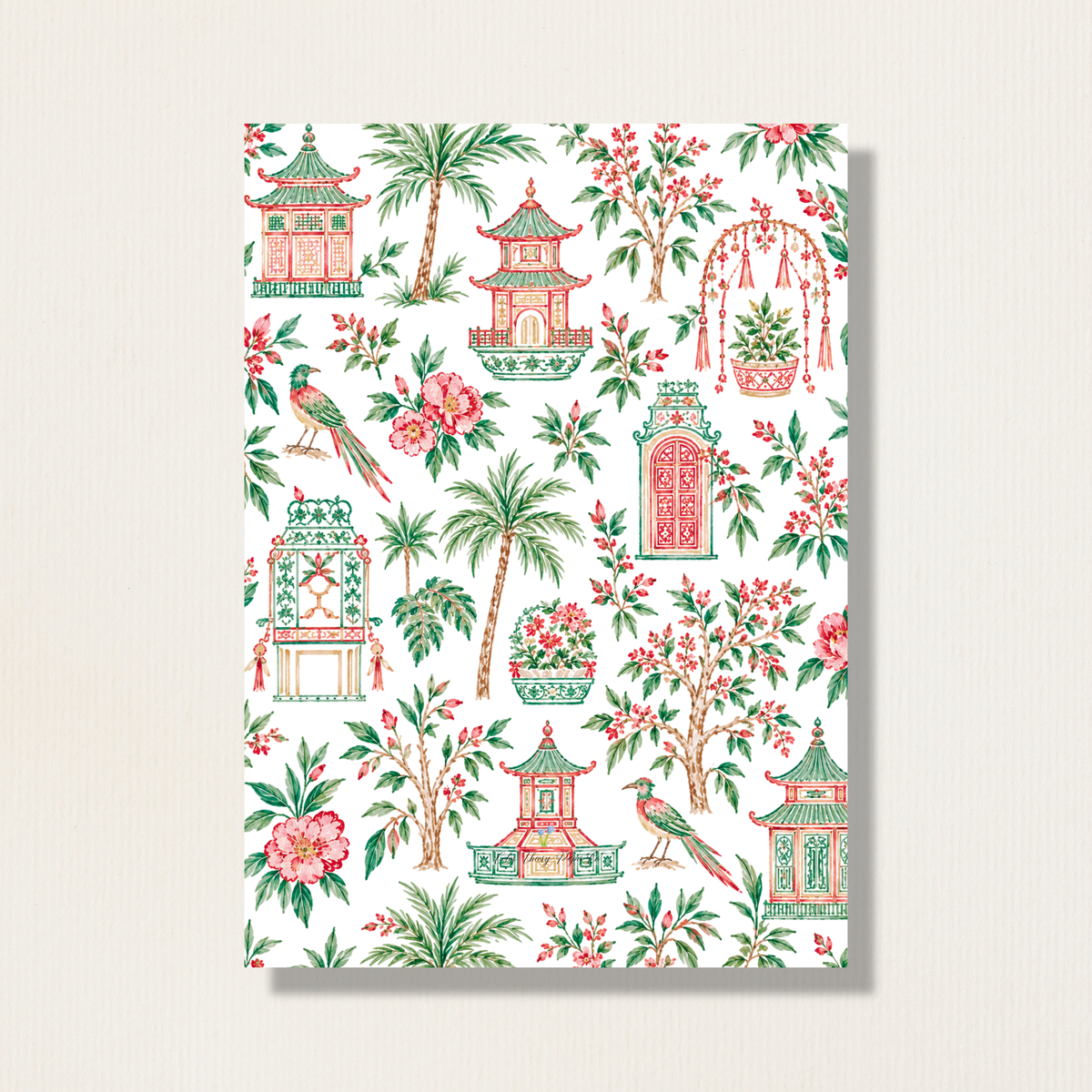 Custom Crest Traditional Holiday Photo Card