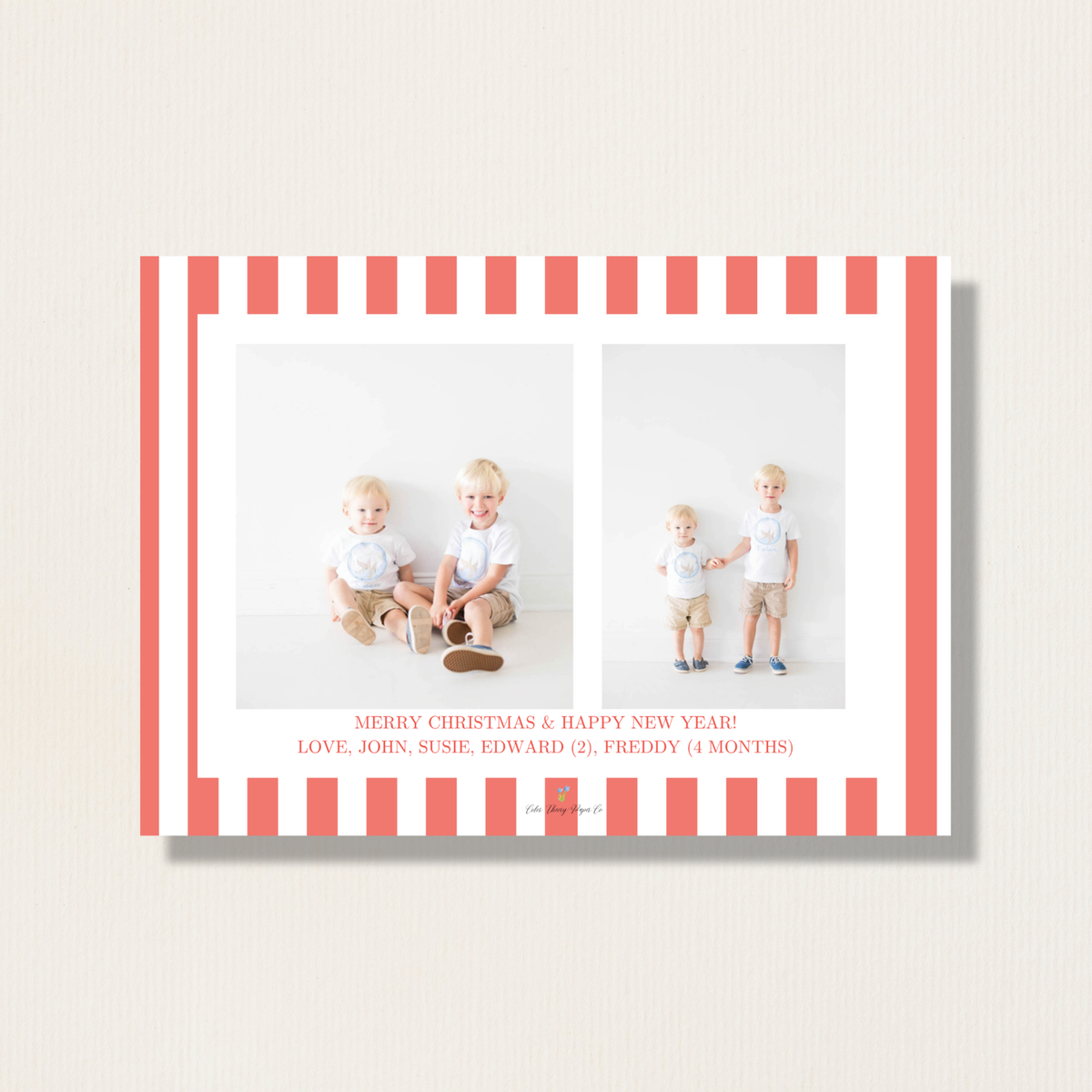 Watercolor Nutcracker Holiday Photo Card